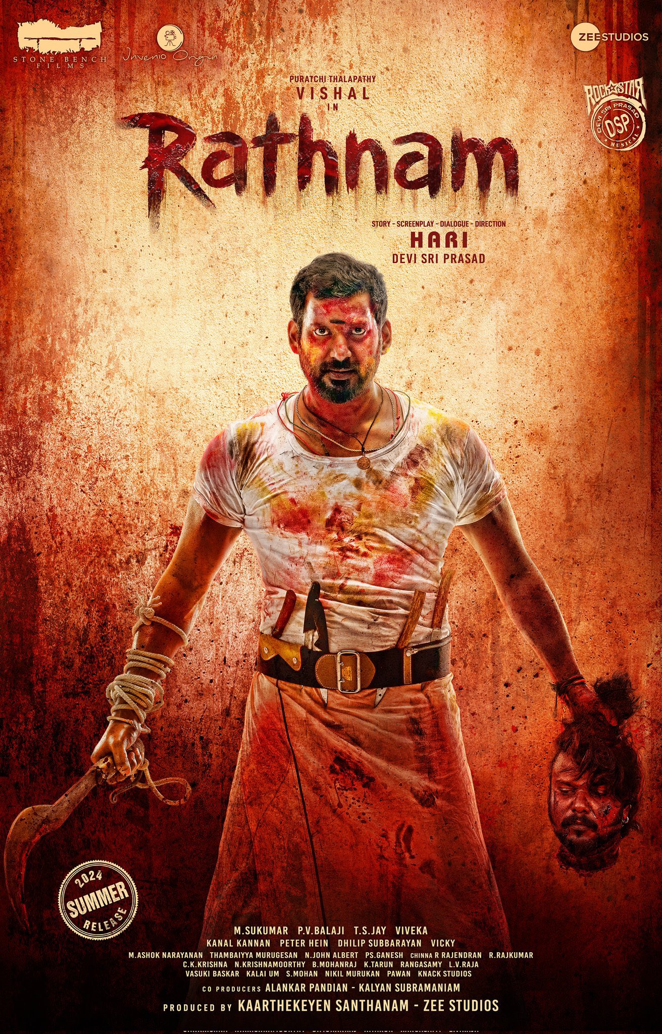 Vishal on X: Well here it is finally, my 34th film. Happy to share THE  FIRST SHOT of RATHNAM unleashing the combo with hari sir for the third  time The action begins