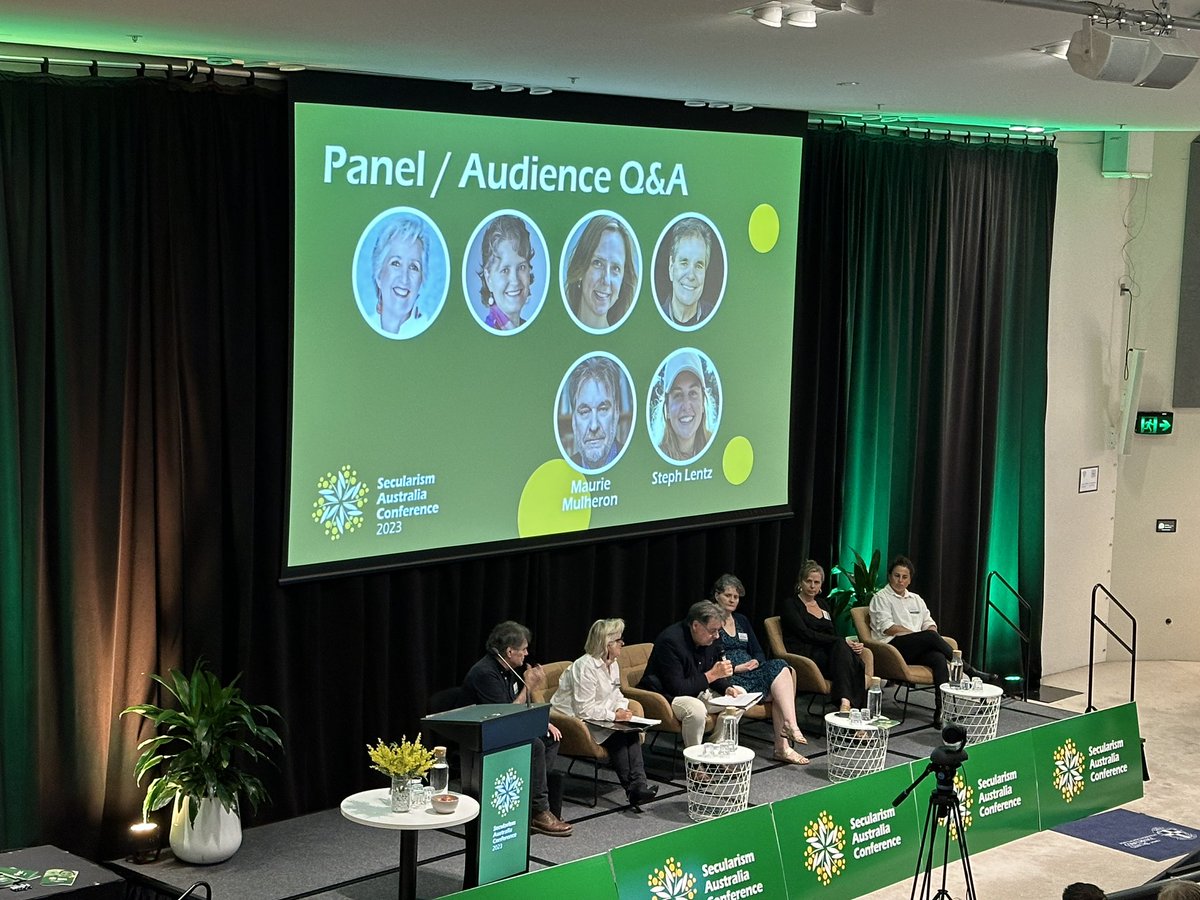 Maurie Mulheron: 82% of poorest kids go to public schools. Churches play a disgraceful role in segregating our society. 
Steph Lentz: religious orgs can discriminate in hiring/firing if person is seen to be a threat to communities, basis on which she was fired. 
#SecularismAu