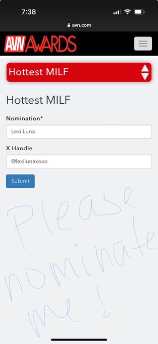 Hey guys. It&rsquo;s that time of year. Please pre nominate me for the FAN AWARDS! For @AVNMediaNetwork   I&rsquo;m