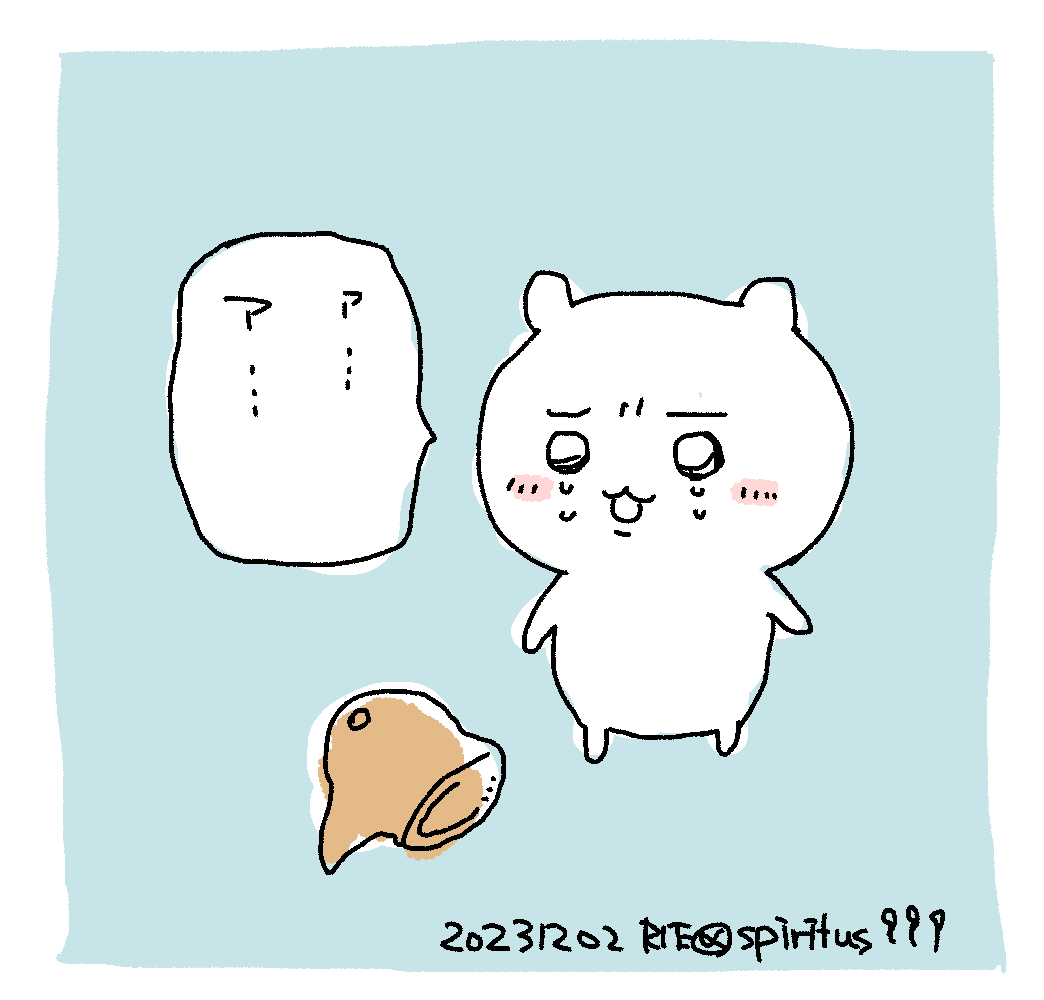 描いてみた(はじめてのちいかわ絵がこれでいいのか)