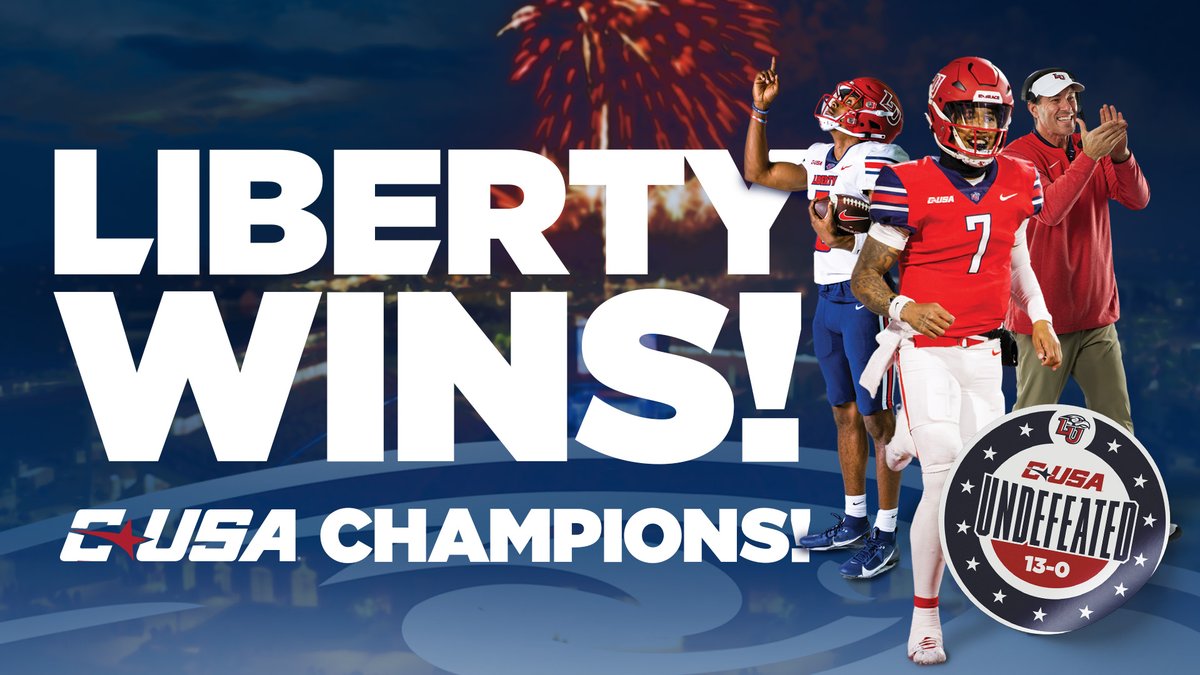 The CUSA CHAMPIONS dwell right here on Liberty Mountain! 🏆🔥⛰️