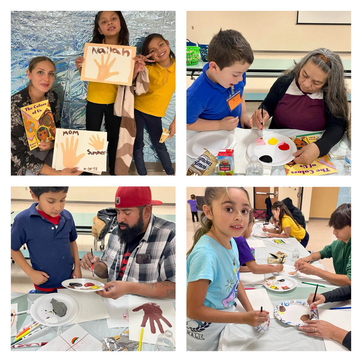 Thank you to all the families who joined us last night for our book reading, “The Color of Us” and Art activity. #GreatFuturesStartHere  #bgcep 
#ExpandedLearning #clubsambrano @jlsambrano  #TexasACE
