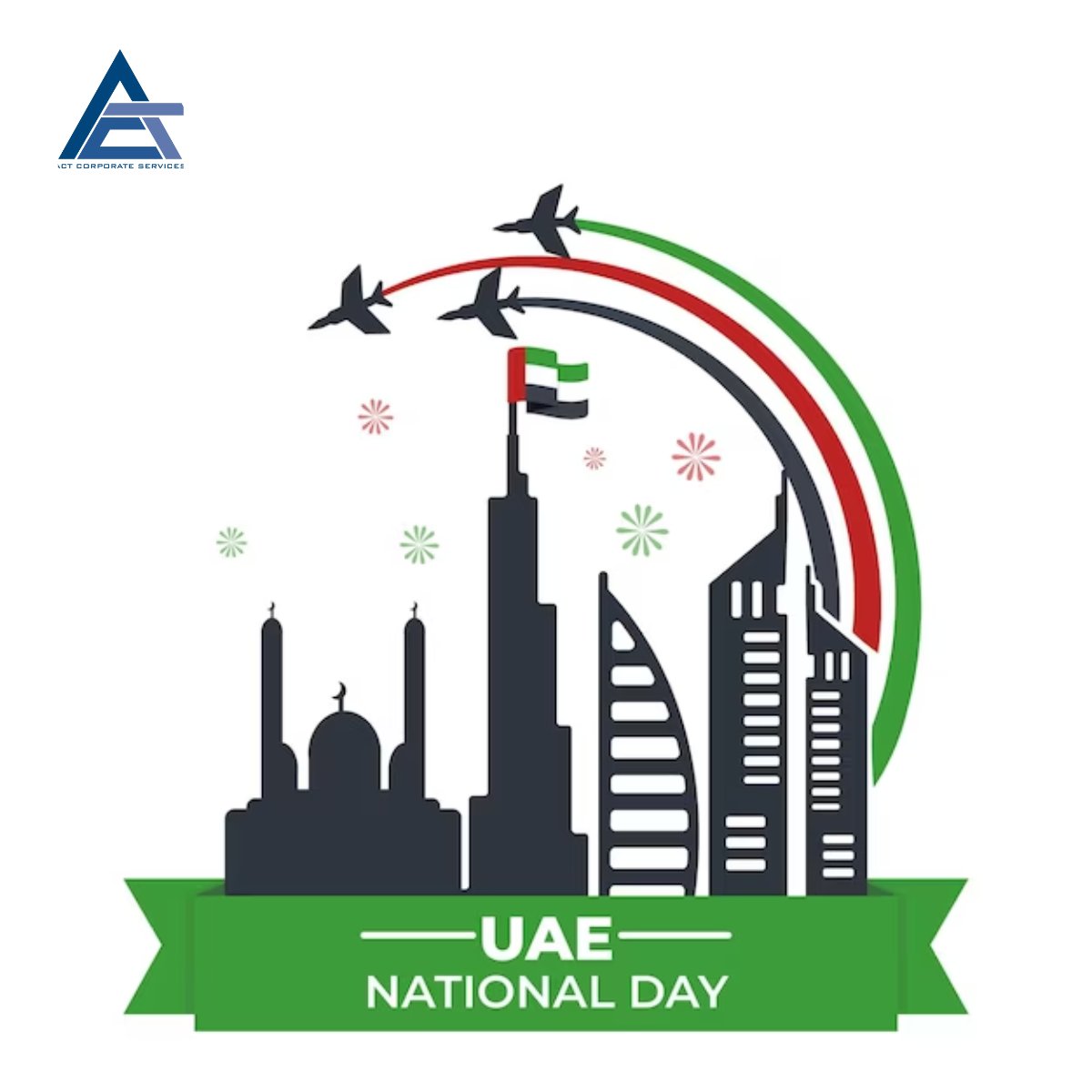 ACTprodxb's tweet photo. Happy UAE National Day from ACT Corporate Services! We are honored to be a growing company in the UAE for 15 years (and counting). May this weekend be a celebration of the remarkable achievements and unity that define this great nation.

#uaenationalday https://t.co/Ks5fNqmzR9