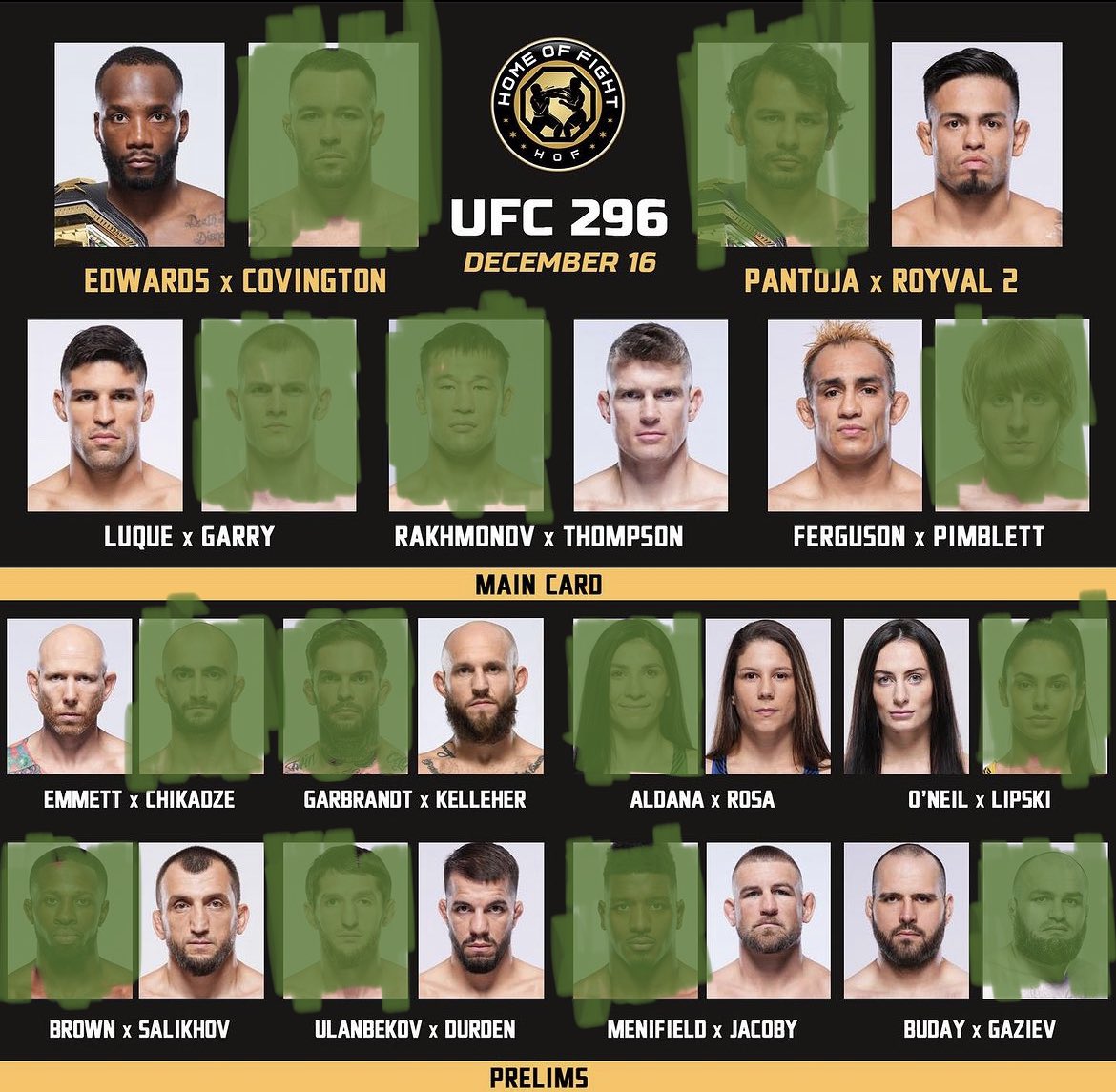 DavidBell_14's tweet photo. My #ufc296 Predictions 👀👀 Do You Agree?? #Prediction #ufc https://t.co/9g5qY1QSYW
