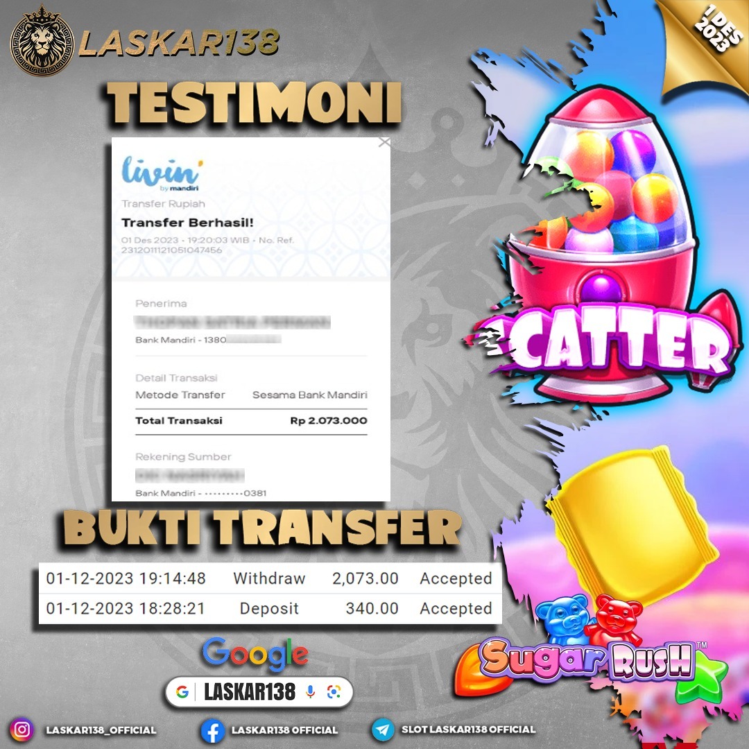 ameliaptr138's tweet photo. TESTIMONI LASKAR138 HARI INI 🔥🔥

LINK DAFTAR: https://t.co/1IBTwV7YK0 https://t.co/heJ5nbn3s1