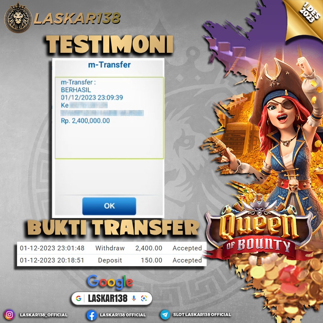 ameliaptr138's tweet photo. TESTIMONI LASKAR138 HARI INI 🔥🔥

LINK DAFTAR: https://t.co/1IBTwV7YK0 https://t.co/heJ5nbn3s1