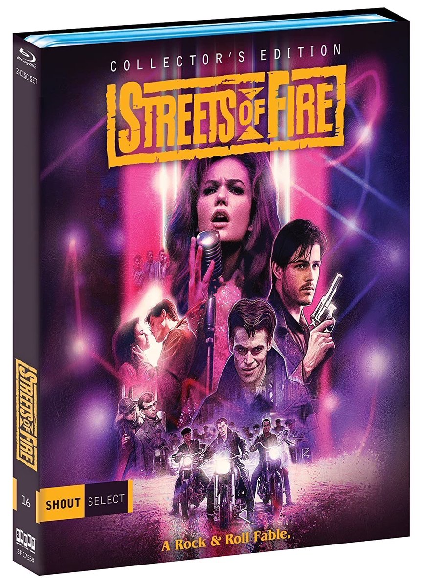 Why I 💜 Streets of Fire (1984) 📽 - Incredible soundtrack 🎶 - Rock & Roll romance 🎸 - Wicked cool villains 💯 - Stylish concert performances 🎤 - The Sorels 🕶 - A cast loaded with 80’s legends 🎬 - Timeless comic book fantasy 📕 - Eye-popping neon colors 🛍