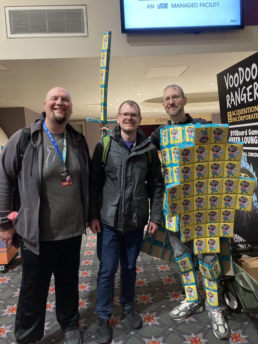 SurprisinglyFG's tweet photo. Loved getting to see Kickstarter backers in person! How do you think they recognized me? https://t.co/48rp3VlAQB