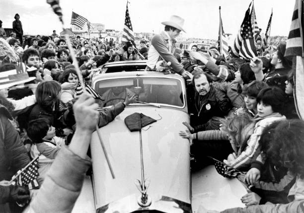 hockey_samurai's tweet photo. 1980. The return of a conquering hero. Seems all of Winthrop, MA came out to celebrate their new unlikely hero, Mike Eruzione, just a day after USA won gold at the 1980 Winter Olympics in Lake Placid. https://t.co/nI23evjy8C