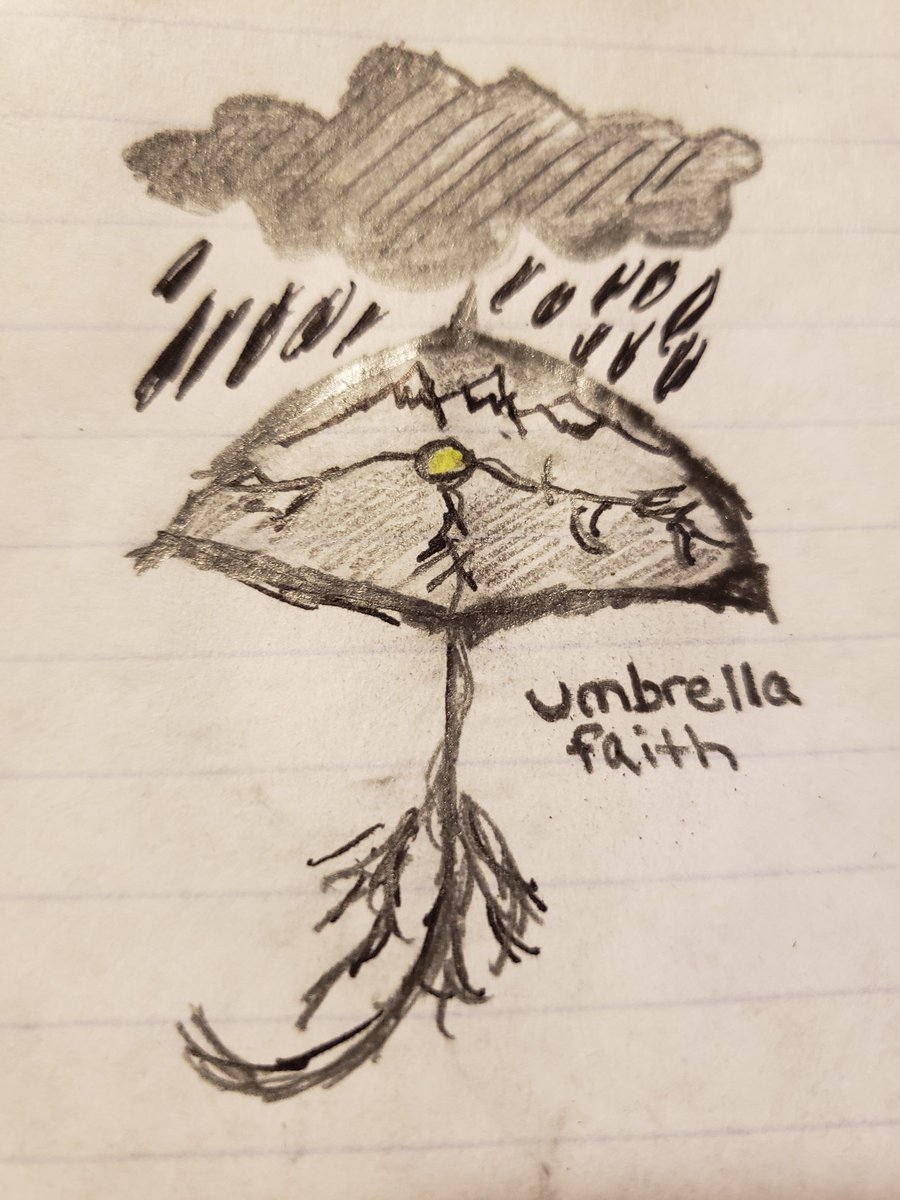 Super rough sketch, but I've had this idea in my head since last Sunday.
#mustardseed
#umbrellafaith