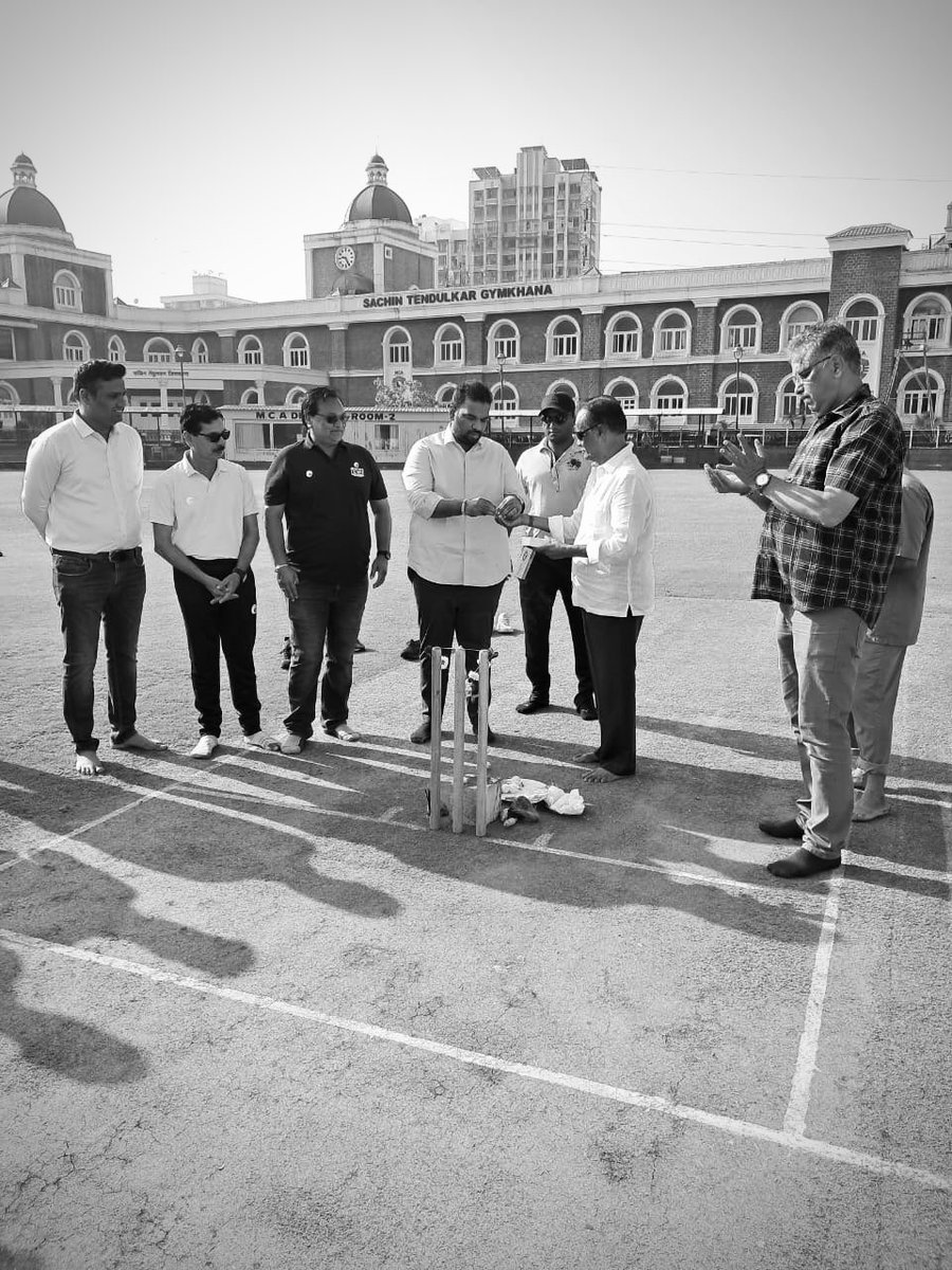 ajinkyasnaik's tweet photo. Inaugurated the 27th Shalini Bhalekar U-23 MCA Selection Trial Cricket Tournament 2023-24 at MCA SRT, Kandivali.

MCA officials were also present.

#MCA #MumbaiCricket #BCCI #MumbaiLocal #SelectionMatches 

@mumbaicricassoc @indiancricketteam https://t.co/7b17gEW3C0