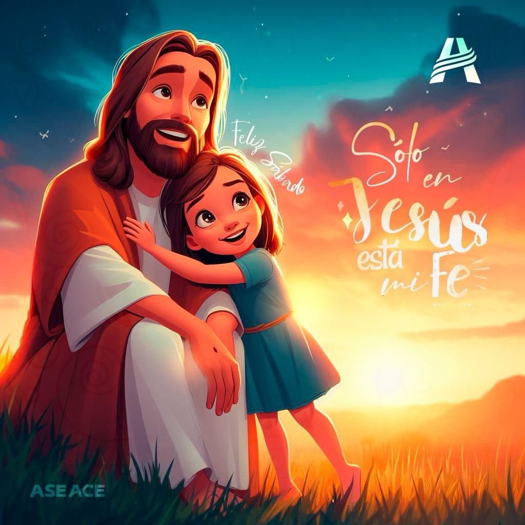 ✨ Feliz sábado queridos amigos💙                                                   🙋🏻‍♀️Esta semana también hemos sentido la mano protectora de nuestro Dios.                        Disfrutemos de este día junto a nuestra familia , alabando y adorando a nuestro Dios😌💙🙏