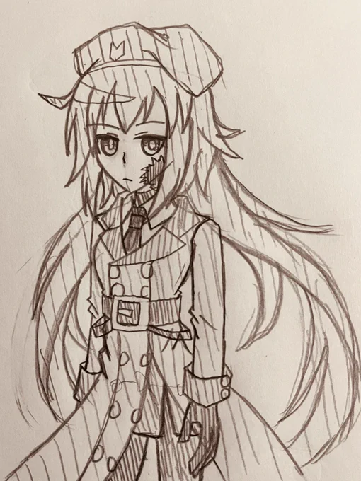 アナログで描くと絵柄安定しないねあたい…( 