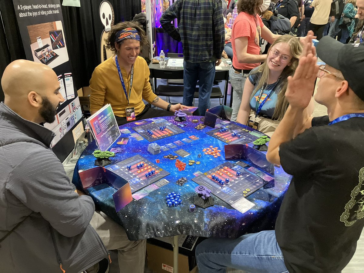 Day 1 of PAX U was absolutely amazing. Got to meet so many awesome people and had a blast showing off Engage! If we missed you, let’s try to link up tomorrow! Thanks to literally everyone we bumped into today - such good people!