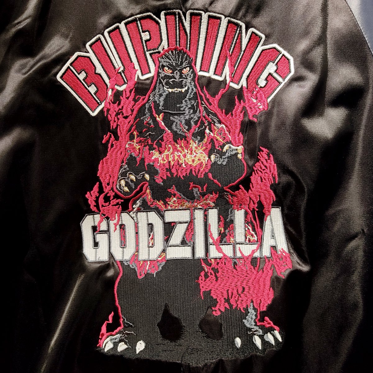 入荷情報】 ゴジラ刺繍ブルゾン(バーニングゴジラ)(税込23,800円)が