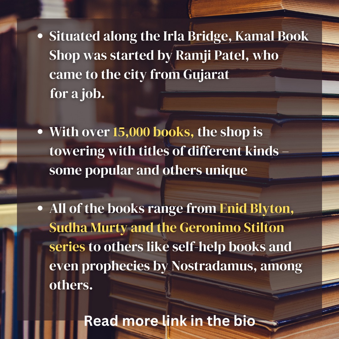 mid_day's tweet photo. Situated along the Irla Bridge, Kamal Book Shop was started by Ramji Patel, who came to the city from Gujarat in search for a job. Today, he has been catering to readers for the last 38 years and loves every moment of it
Via: Nascimento Pinto
#Mumbai #Books #BooksShop #Mumbai #LifeAndStyle #Lifestyle
https://t.co/z00Nz4dZTD