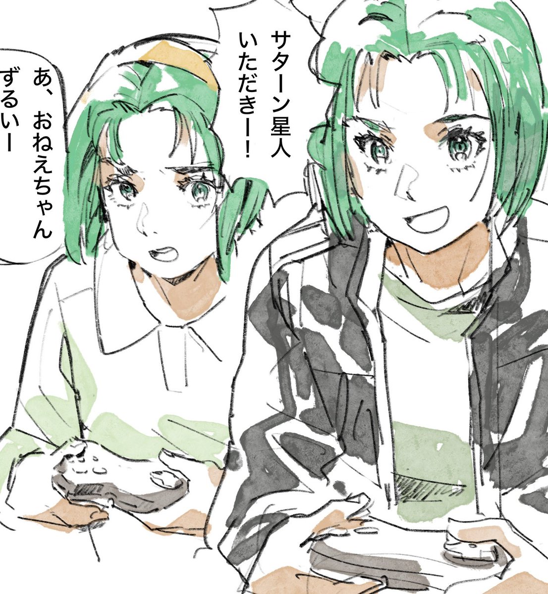 プリキュア緑髪姉妹 