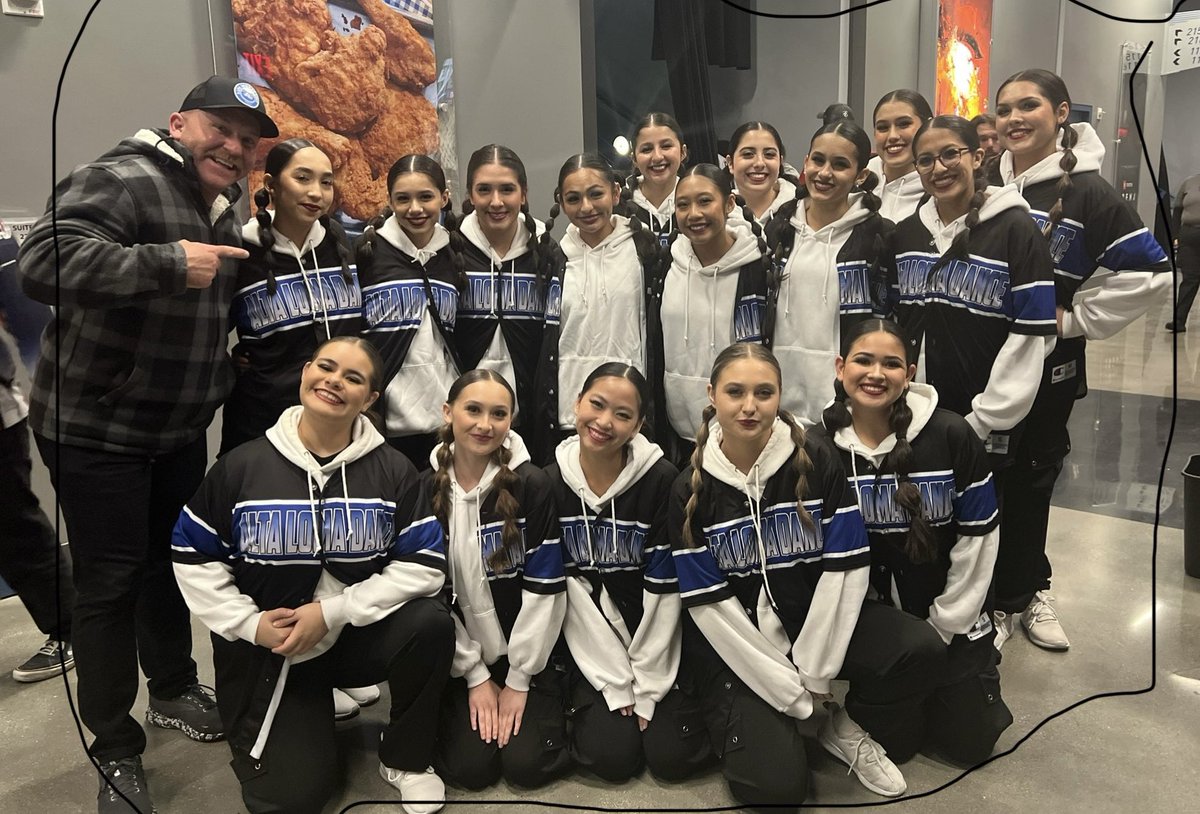 Hanging with Varsity Dance at the Ontario Reign game