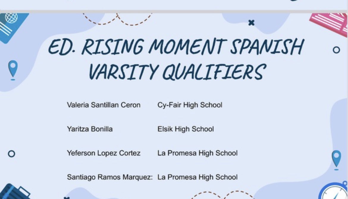 MsRod_Counselor's tweet photo. La Promesa TAFE had such a successful time at Area competition. We had a total of 13 students qualify for STATE!!!! We are beyond proud of all our future educators! @AldineCTE @AldineISD @LaPromesa_AISD #wearealdine #lalucha #TAFE https://t.co/ygGCH6UIPm