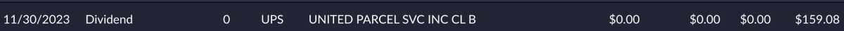 FreedomFinLB's tweet image. With my most recent $159.08 dividend from $UPS being reinvested...

I am officially OVER 100 shares of this dividend growth stock.

Boom.