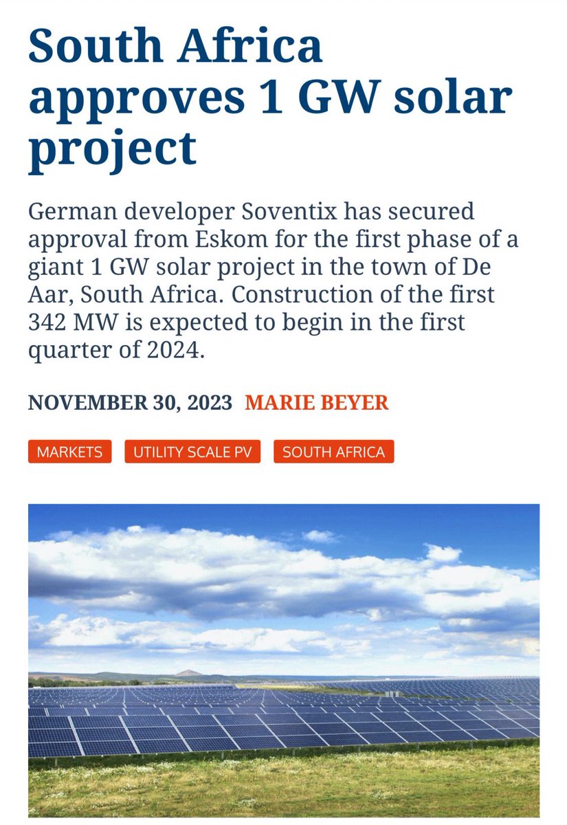MightiJamie's tweet photo. Are you paying attention? 

European private companies and Governments are being given control and ownership of the South African energy market. 

The IPP agenda is fully underway. https://t.co/he3WtEvoOa