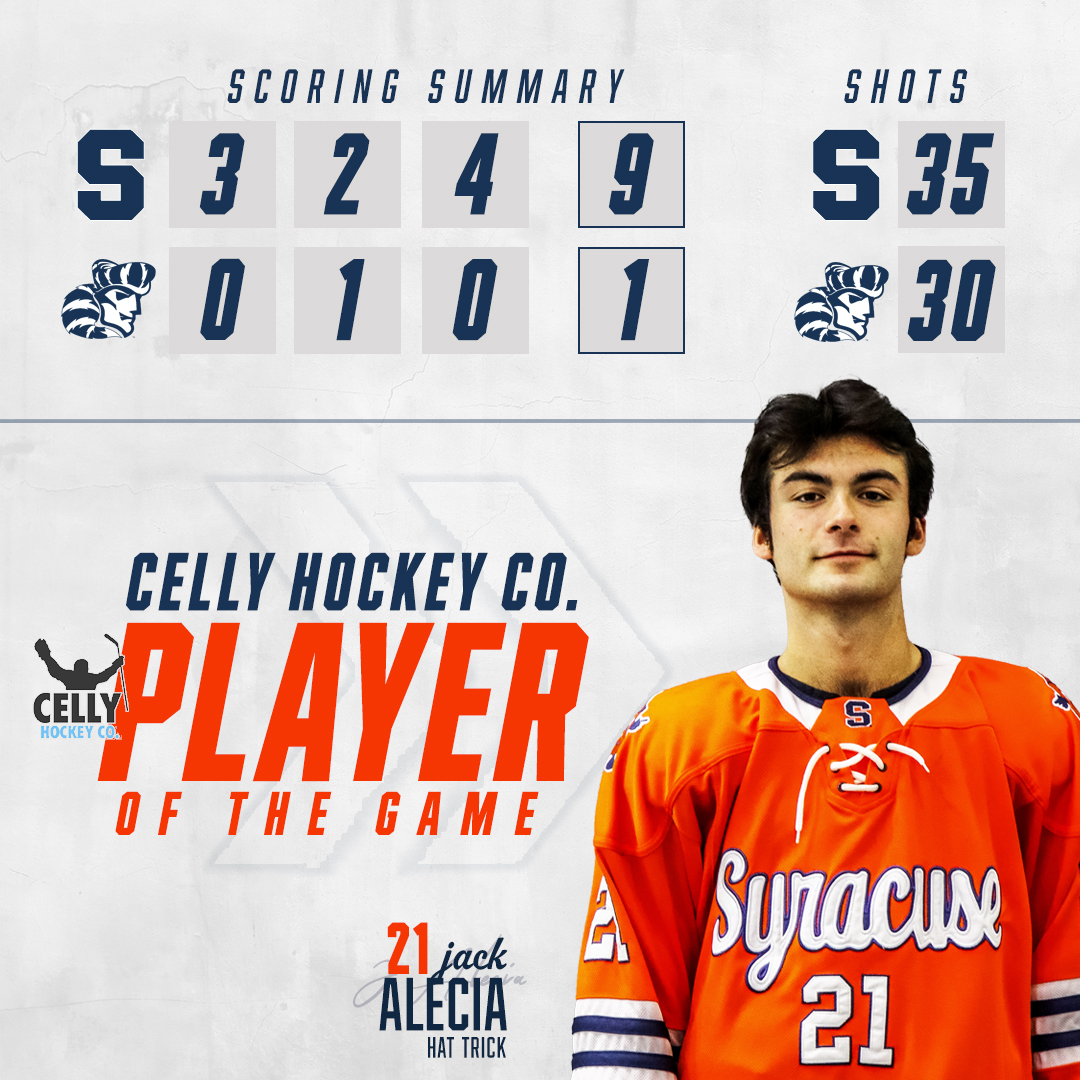 syracusehockey's tweet photo. Recapping tonight's win: https://t.co/F0m8BZhPUp