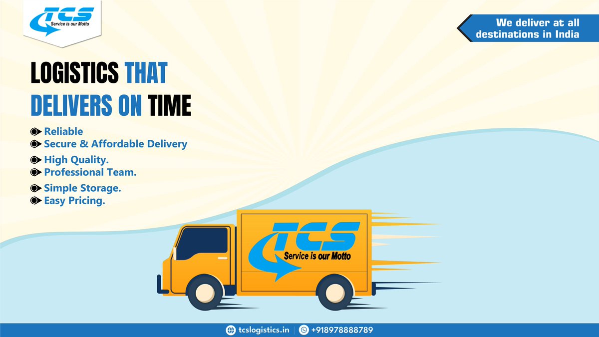 SPEED LOGISTICS - GET IN TOUCH TODAY!
Reliable, secure and affordable delivery.
High Quality.
Professional Team.
Simple Storage.
Easy Pricing.
#tcslogistics #Transport #Logistics #Logistic #SurfaceTransport #RoadTransport #Roadways #LogisticsManagement #LogisticsSolutions #cargo