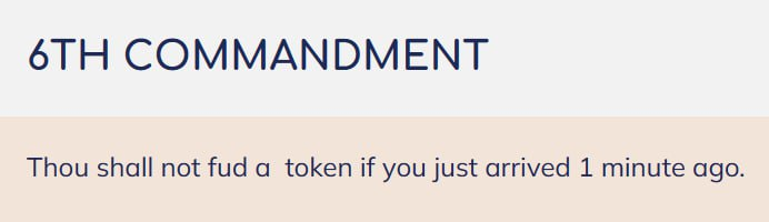 MosesCoin_ERC's tweet photo. 6th commandment

Thou shall not fud a  token if you just arrived 1 minute ago.

#MOSES #ETH #Ethereum 

https://t.co/yX9sARtBpo https://t.co/KiqrkQy692