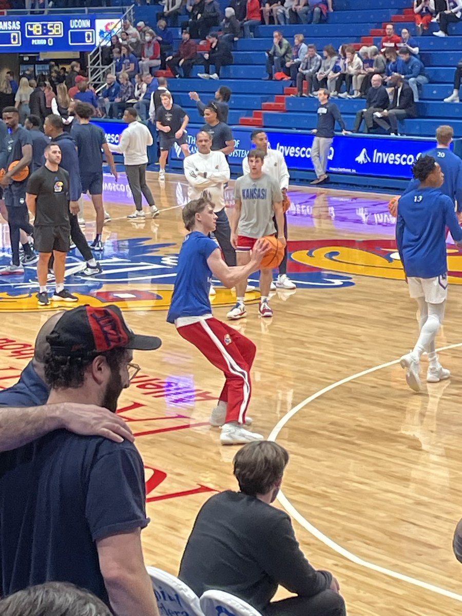 Centre of Excellence (@bacentreofexcel) on Twitter photo Our Men’s head coach <a href="/robbiemck1/">Robbie McKinlay</a> had the opportunity to visit the prestigious <a href="/KUHoops/">Kansas Men’s Basketball</a> program this week and watch our guy Johnny hit two big 3’s in the huge nationally televised game with UConn. KU won a thriller at home Our Men’s head coach <a href="/robbiemck1/">Robbie McKinlay</a> had the opportunity to visit the prestigious <a href="/KUHoops/">Kansas Men’s Basketball</a> program this week and watch our guy Johnny hit two big 3’s in the huge nationally televised game with UConn. KU won a thriller at home