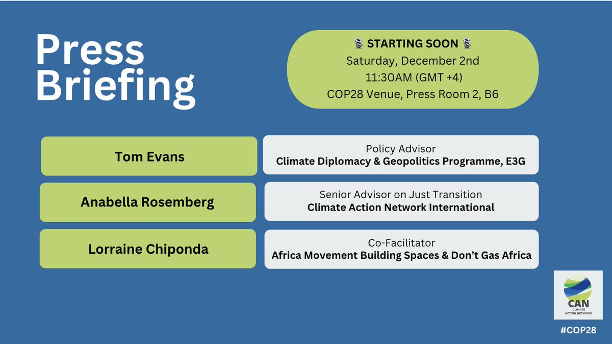 Climate Action Network International (CAN) tweet media