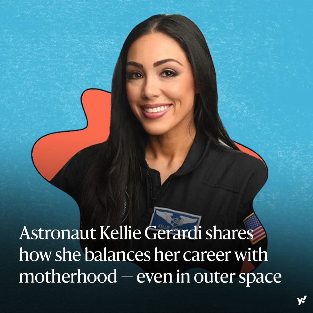 Astronaut Kellie Gerardi may have just returned from a suborbital space voyage with Virgin Galactic earlier this month, but as exhilarating as that was, there's no doubt that motherhood is still the 'biggest adventure” of her life. yhoo.it/47DC0tf