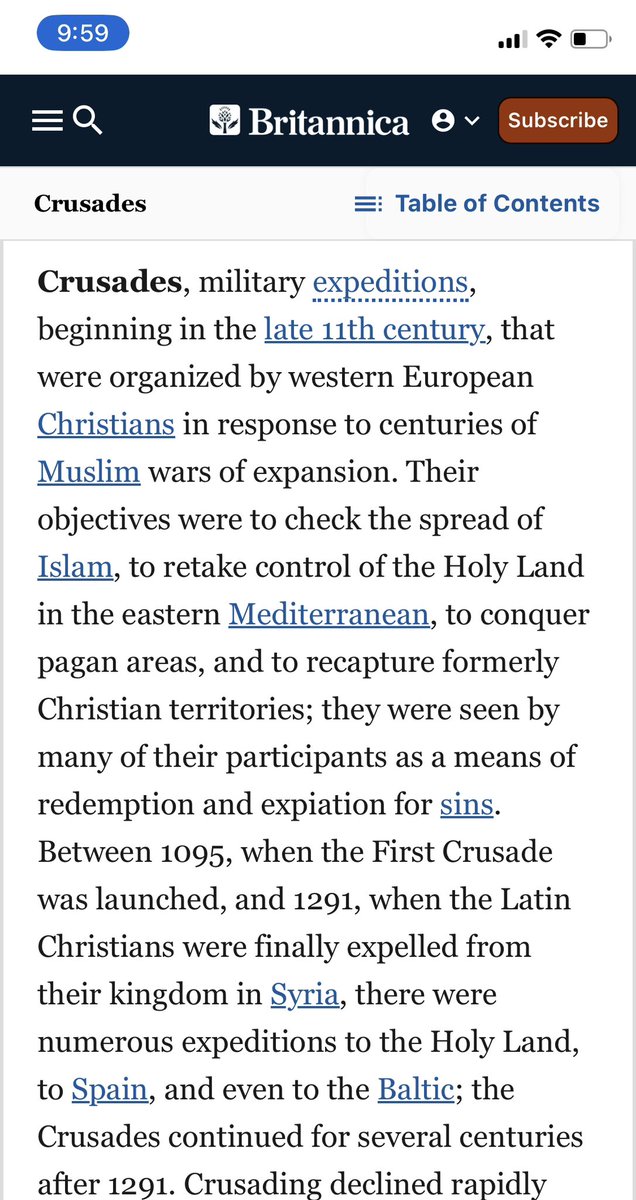 Chestfeeder's tweet photo. @andy_buksterlin @TulsiGabbard Crusades were launched in response to Islamic invasion so she’s pushing back against Islamic extremists just like the crusaders https://t.co/6FGbAkZNtj