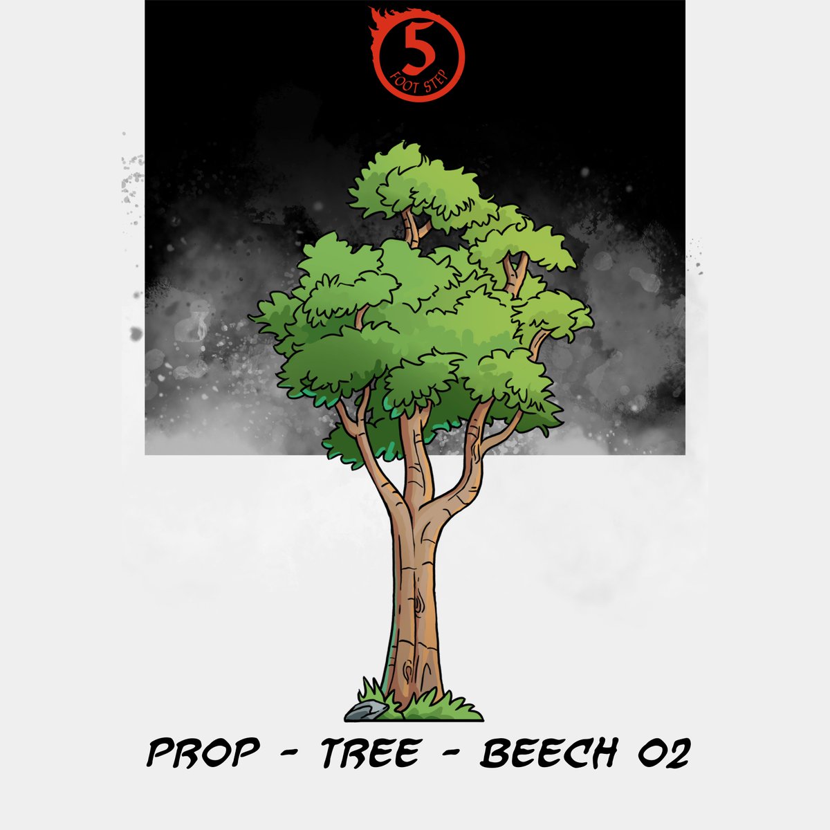 Two new props for your woods!  Fact of the day: there are 13 species of beech, not relevant to D&amp;D except if you want to make a very specific treant. #TTRPGs #paperminiatures #dndminiatures #dndparty #paperminis   #paperscenery #dndislife #5footstep #pasode5 #props