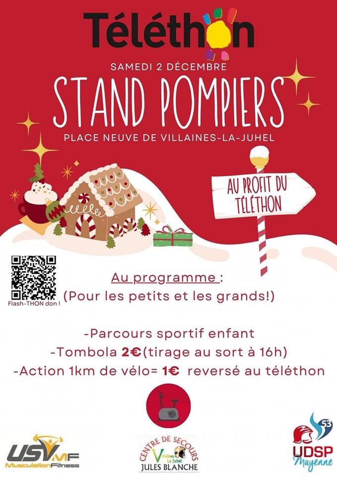 ChristopheJan53's tweet photo. Venez nombreux défiez vos pompiers sur les appareils de muscu , vos enfants sur le parcours sportif ou encore en gagnant les gros lot de la tombola
Tout au profit du Telethon 
On vous attend place neuve à villaines https://t.co/728x76Je6n