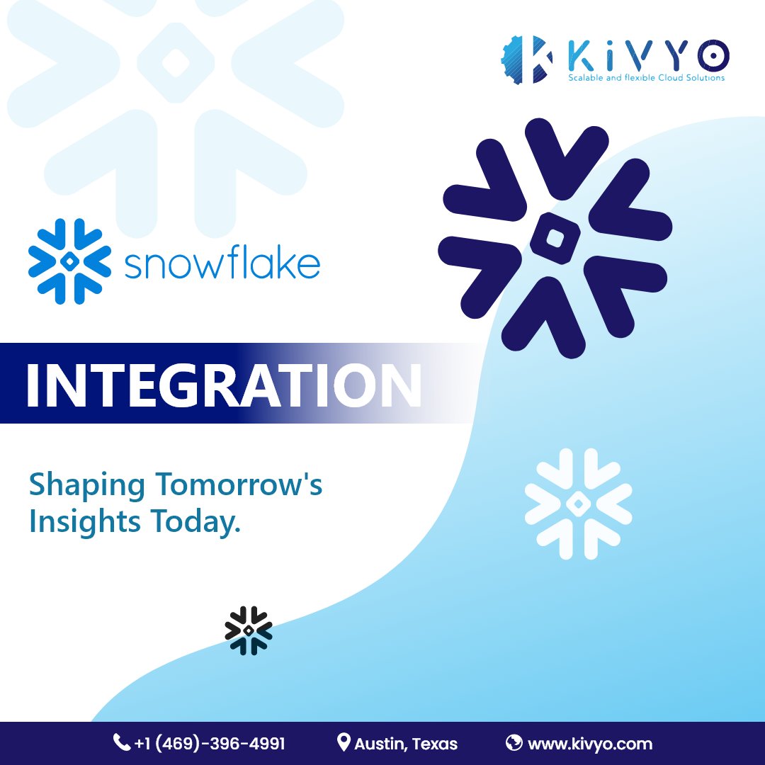 Kivyoinc's tweet photo. Unlocking tomorrow's insights today with Kivyo Inc. Specialists in Snowflake integration, transforming how businesses harness data. Join us on the frontier of analytics innovation. 

#SnowflakeIntegration #cloudjourny #KivyoInc #Staffingandrecruitment #CloudTransformation https://t.co/w4g1ijTrpW