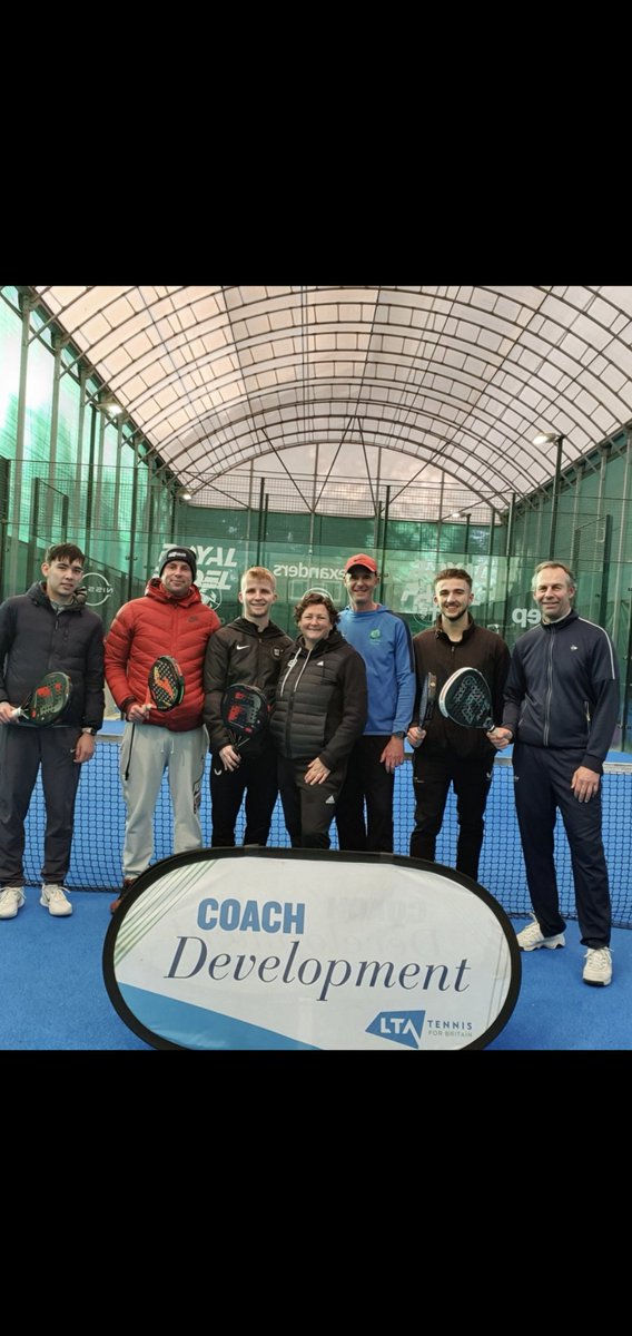 Head Coach Libby delivering the <a href="/the_LTA/">LTA</a> Intro to Padel CPD to local coaches on a very crisp day <a href="/TennisWorldMbro/">Tennis World & Middlesbrough Padel Club</a>. <a href="/wedotennisuk/">We Do Tennis C.I.C.</a> <a href="/_JoWard/">Jo Ward</a> <a href="/libsTW/">Libby Fletcher</a>
#coaching #padel #padelcoaches #Training #middlesbrough