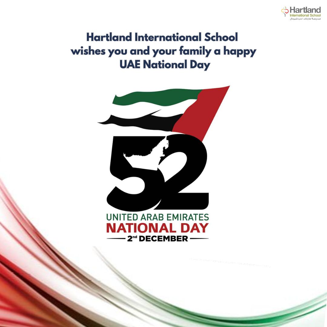 Hartland Intl School (@hartlandintl) on Twitter photo Hartland International School wishes the #UnitedArabEmirates a very happy 52nd #NationalDay.
Today we celebrate #unity, #progress and #excellence.
#UAENationalDay #52ndNationalDay #UAE <a href="/KHDA/">KHDA | هيئة المعرفة والتنمية البشرية بدبي</a> @BSMEorg Hartland International School wishes the #UnitedArabEmirates a very happy 52nd #NationalDay.
Today we celebrate #unity, #progress and #excellence.
#UAENationalDay #52ndNationalDay #UAE <a href="/KHDA/">KHDA | هيئة المعرفة والتنمية البشرية بدبي</a> @BSMEorg
