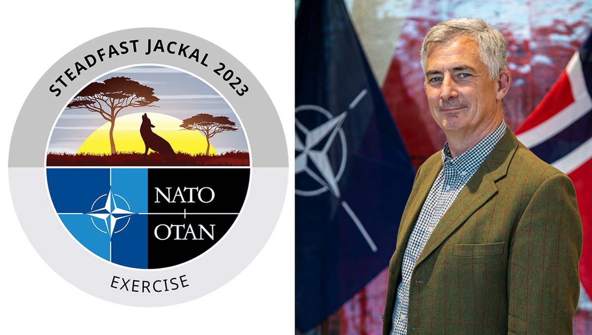 NATO_JWC's tweet photo. “Preparing Eurocorps for STEADFAST JACKAL 2023 has been hard work led by the JWC & exploiting a wealth of experts. As a Joint Task Force, if invited, Eurocorps can provide military support within or beyond the #NATO area.” - EXCON Senior Advisor #WeAreNATO https://t.co/9qE33ykeZx