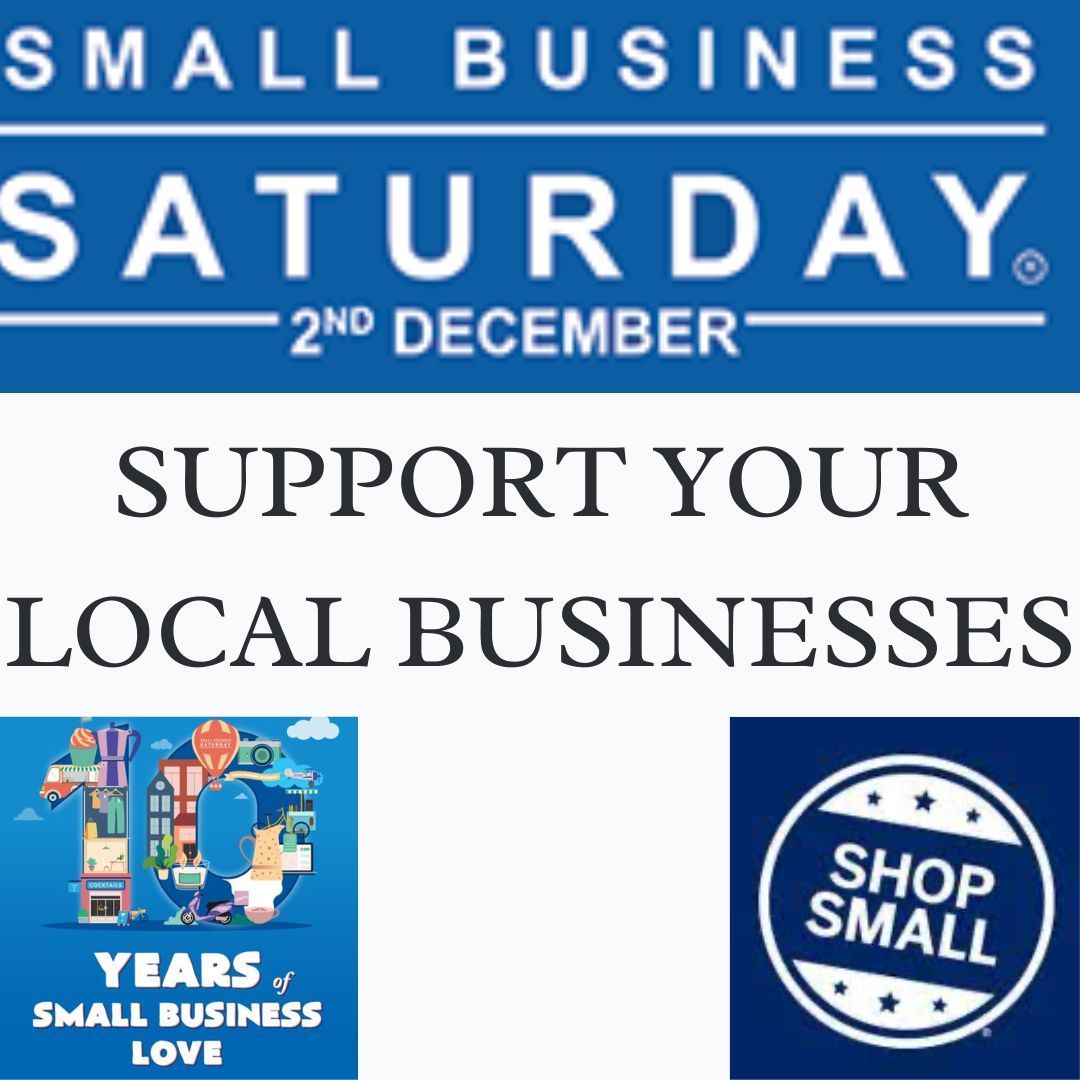 Remember to shop local this weekend!