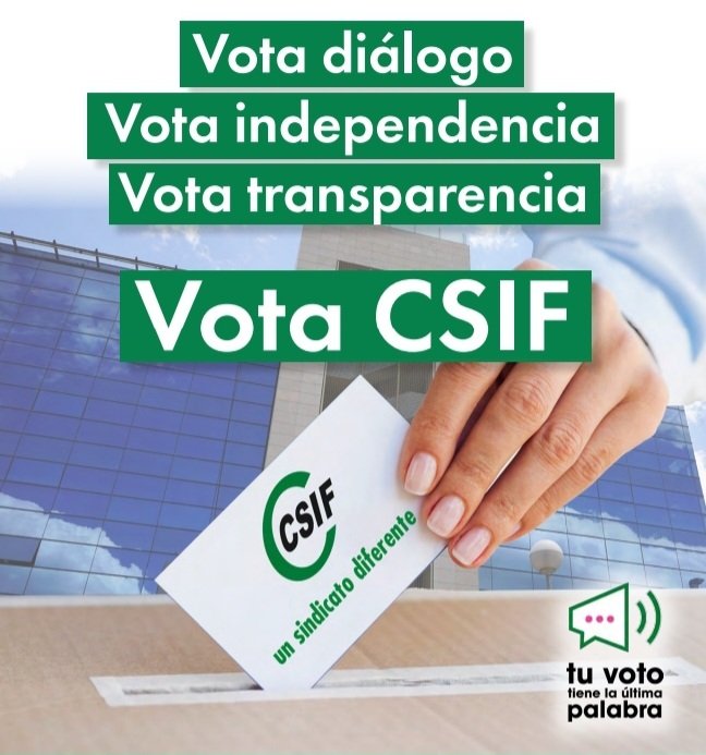 CSIF Empresas Públicas (@csif_epe) on Twitter photo ✅️ Seguimos sumando en la empresa pública
✅ CSIF logra 2 delegados en las elecciones sindicales de
<a href="/salvamentogob/">SALVAMENTO MARÍTIMO</a> en Cádiz
✅ Gracias a todos los compañer@s por su confianza
#AlcemosLaVoz ✅️ Seguimos sumando en la empresa pública
✅ CSIF logra 2 delegados en las elecciones sindicales de
<a href="/salvamentogob/">SALVAMENTO MARÍTIMO</a> en Cádiz
✅ Gracias a todos los compañer@s por su confianza
#AlcemosLaVoz