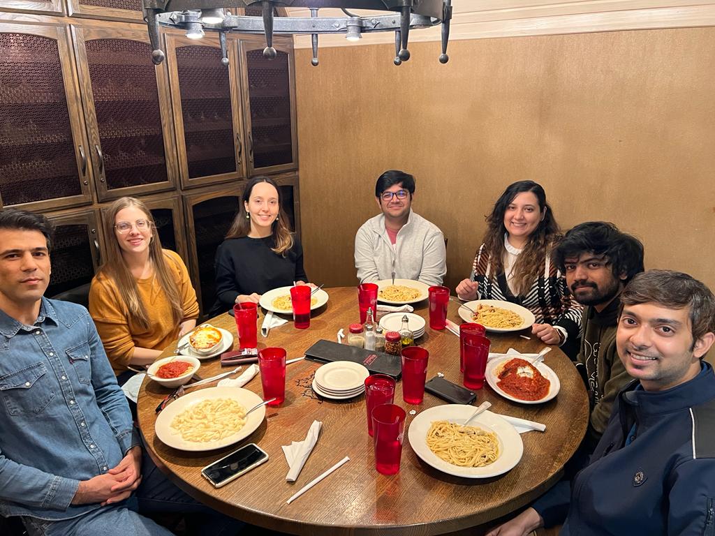INFORMS_at_OU's tweet photo. Enjoyed a Thanksgiving meal with our #INFORMS OU Student Chapter leaders! 🍝
Good food, great talks, and a lot of laughs. It's not just about the big wins but also the fun times together. Here's to more!
#INFORMSatOU #Thanksgiving https://t.co/Zll95wuPE0