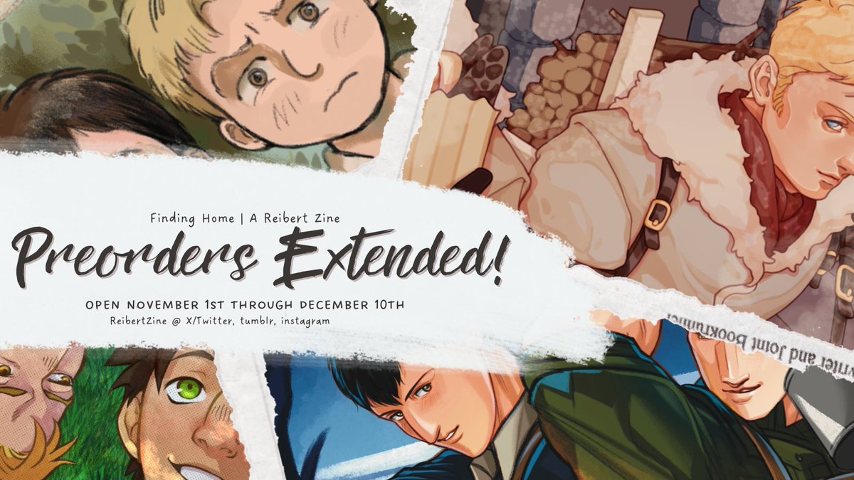 ReibertZine's tweet photo. ⛺️ [𝗣𝗥𝗘𝗢𝗥𝗗𝗘𝗥𝗦 𝗘𝗫𝗧𝗘𝗡𝗗𝗘𝗗]✨

We have decided to extend our preorders to December 10th since we're very close to reaching our last stretch goal of 55 orders. This will unlock a shaker charm!

📅 Pre-orders now end: December 10 - 10:00 PM PDT
👇 Links Below 👇 https://t.co/PNt8QAunKY