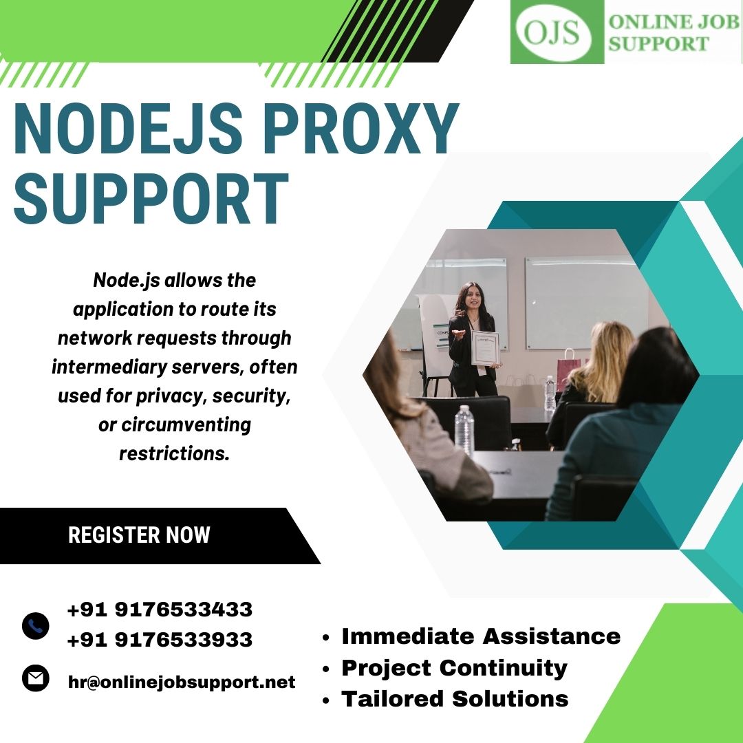 Seshan1651's tweet image. "We provide top-tier assistance to propel your Node.js career to new heights. Join us today and elevate your skills to the next level. 🚀"
🌐bit.ly/40RhN0c
📞+91 91765 33433
📞+91 91765 33933
#NodeJSJobSupport
#NodeJSCareer
#NodeJSExperts
#JobSupportServices