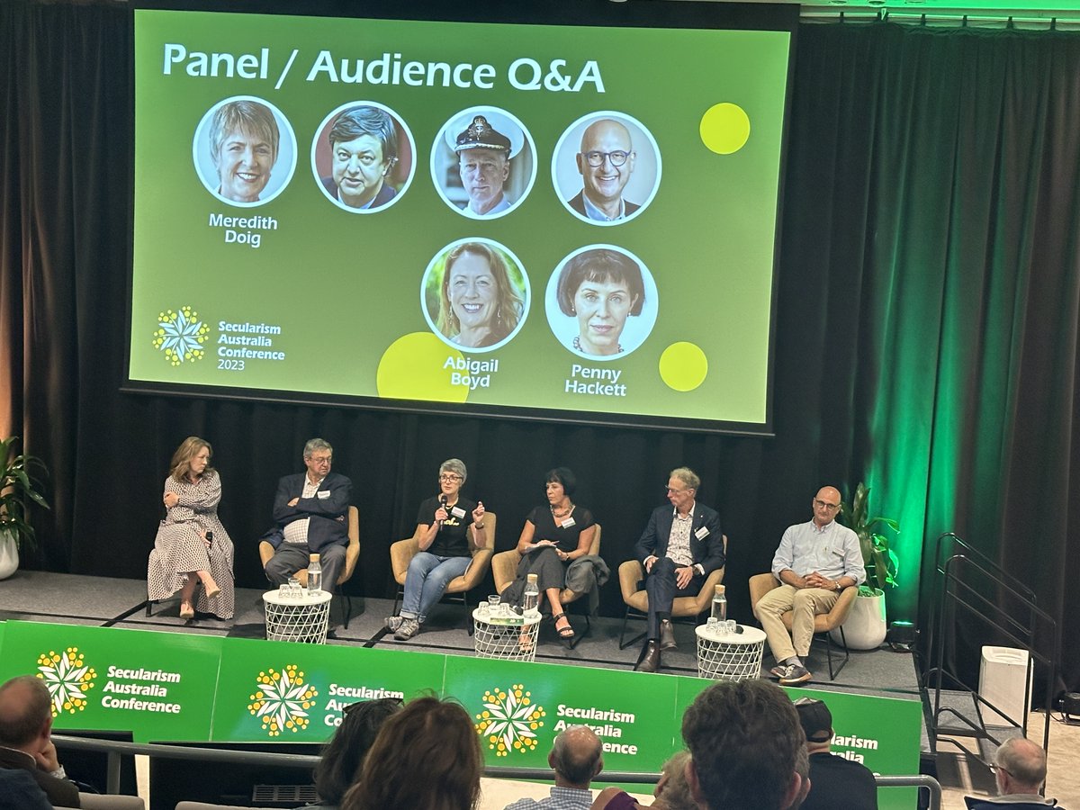 From <a href="/MeredithDoig/">Dr Meredith Doig</a>: Our enemy is not religious people, it is the 12% of people who try to prothletise, to impose their religion on others.
The other 88% are our allies, they don't agree with the 12% tail either.