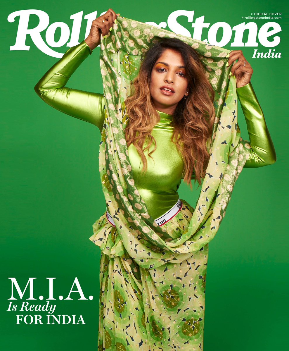 M.I.A. (@MIAuniverse) is ready for India. The 'Paper Planes' hitmaker graces the digital cover of Rolling Stone India ahead of her much-anticipated headliner performance at @NH7. Read the full cover story: rollingstoneindia.com/paper-planes-t…