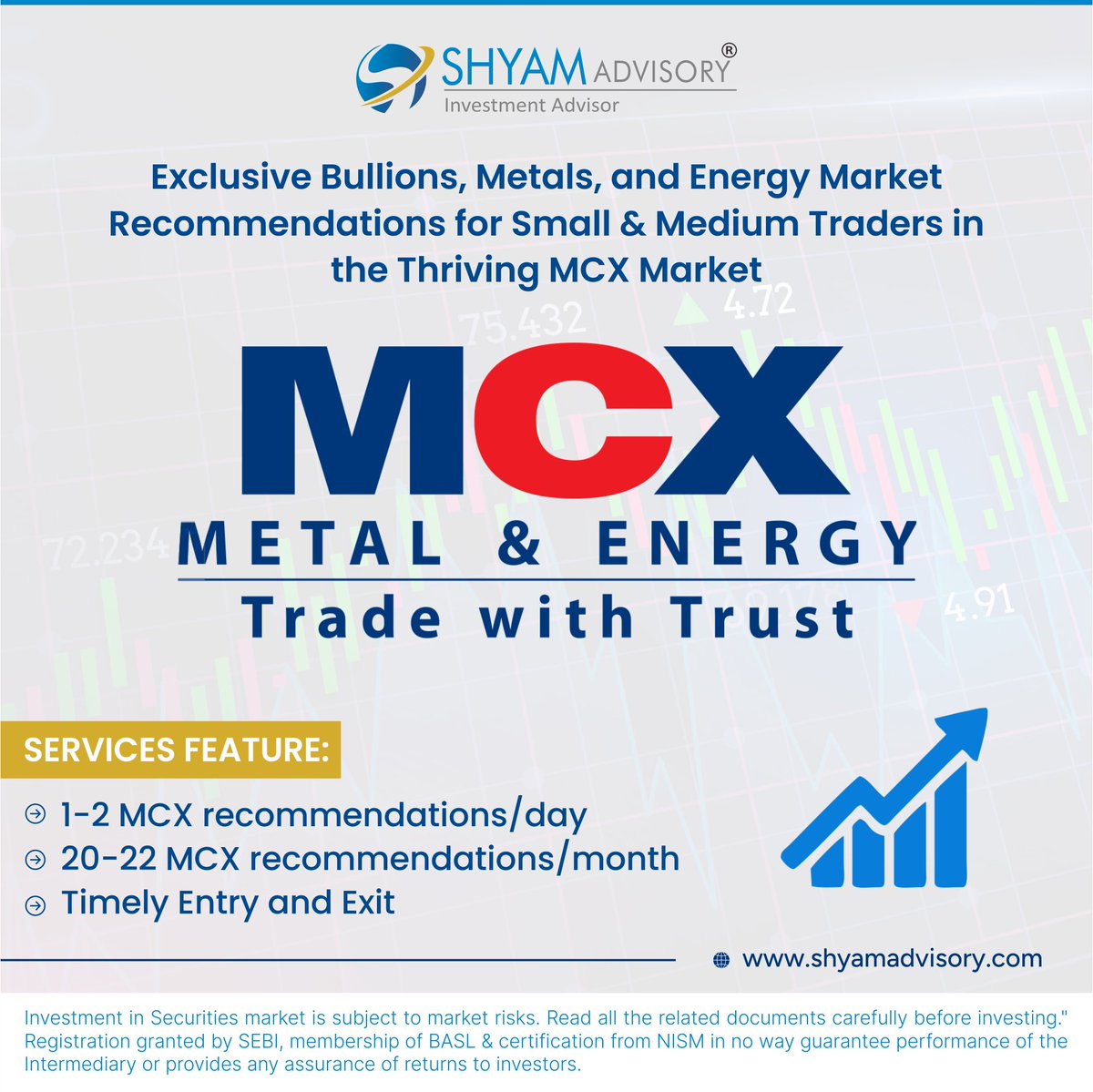 shyamadvisory's tweet photo. Discover how to boost your income through smart investing by adopting the right strategies. Shyam Advisory offers top-notch MCX recommendations to secure your investments and help you grow your wealth efficiently.

#trader #sharemarkettips #tradingtips #investmentadvice #rajkot https://t.co/7oWqXRwNkf