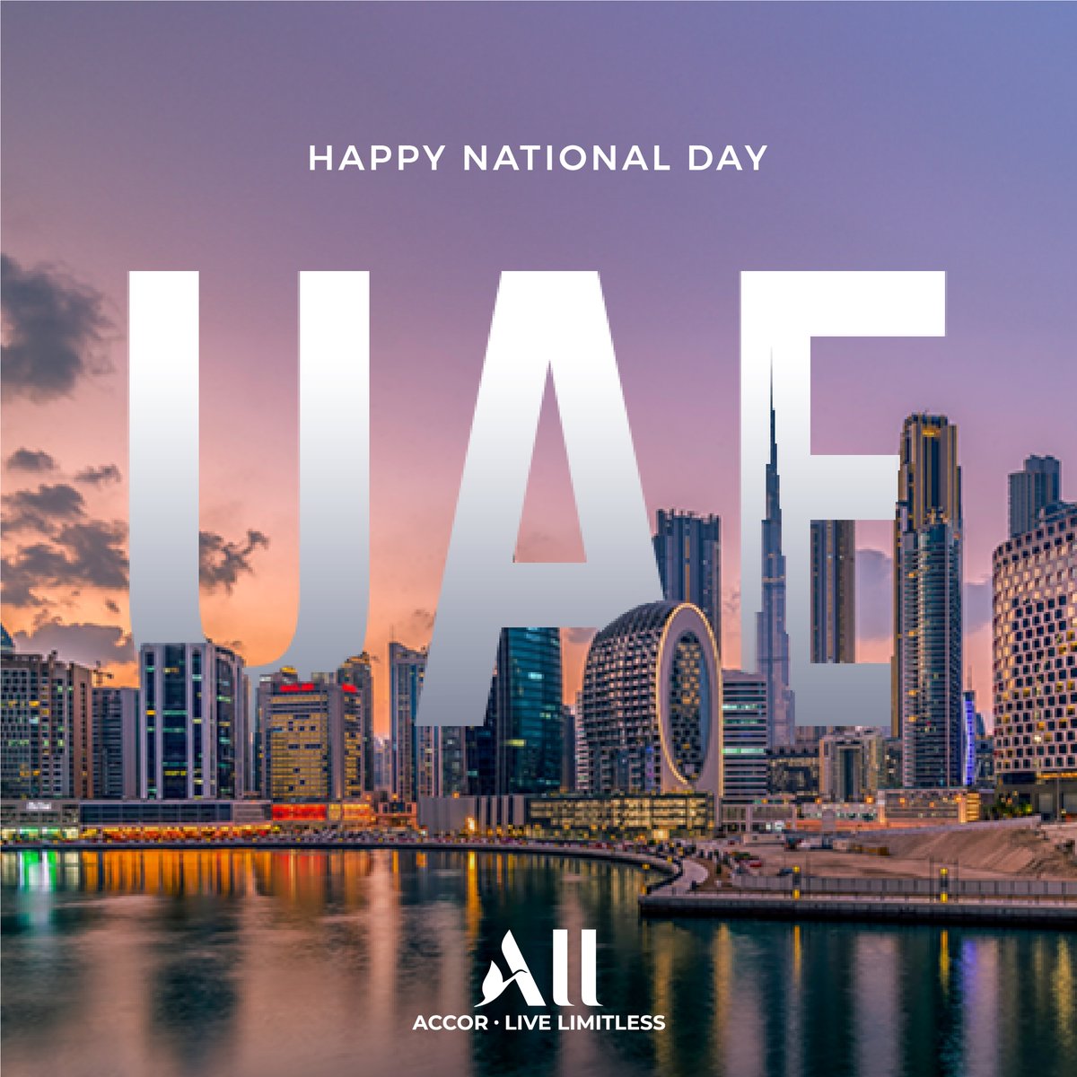 Today we celebrate the United Arab Emirates' 52nd National Day! A day to remember the country's rich heritage and culture, and to look forward to a brighter future.

Wishing you all a Happy UAE National Day

#UAENationalDay #UAE52 #TogetherWeFlourish