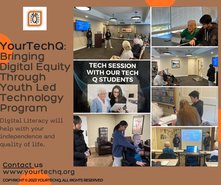 YourTechQ's tweet photo. The month of November was busy with our tech workshops and 1:1 tech sessions! Thanks for your continued partnerships and supporting our Intergenerational Digital Literacy Program.
#youthleadership #YouthTechhleaders #digitalinclusion #community #TechForAll #TechForGood https://t.co/1x1v6bZNor