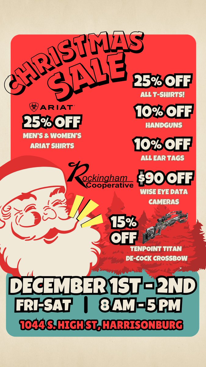 RockinghamCoop's tweet image. Check out all the sales happening THIS WEEKEND!

Come see us at Rockingham Cooperative in Harrisonburg!