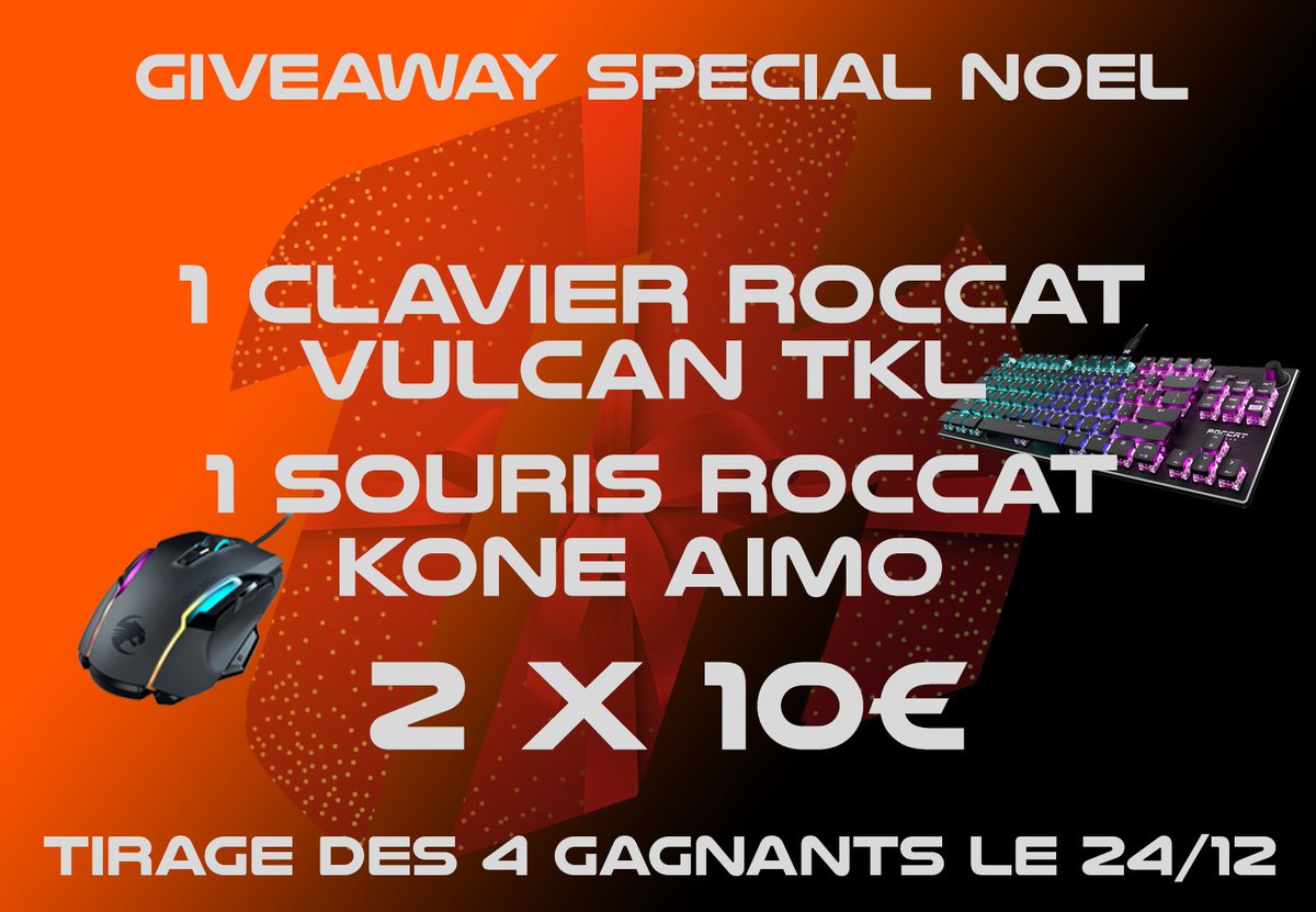 THEsportFR's tweet image. Le père noël passe aussi chez TH !! 🎅

Pour participer : 

- Follow @THEsportFR 
-❤️&amp;amp; ♻️ ce tweet 
- @ ton pote qui mérite un beau cadeau pour noël !!

T.A.S des gagnants le 24/12 !

Bonne chance et joyeuses fêtes ! 😉